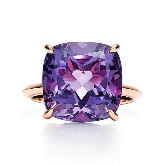 TIF47820166 four-claw colorful treasure ring