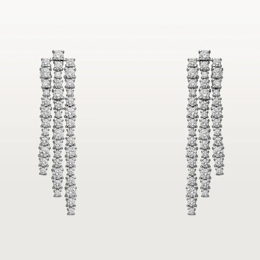 KDY-H8000455 large and small combination horn inlay movable earrings