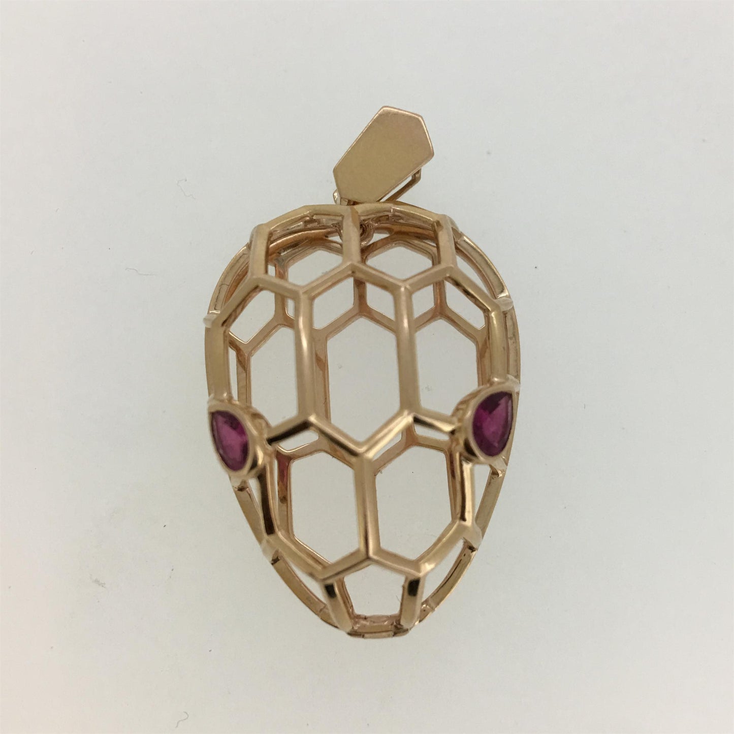 BGL-209412 hollow light gold snake head guest version variation pendant
