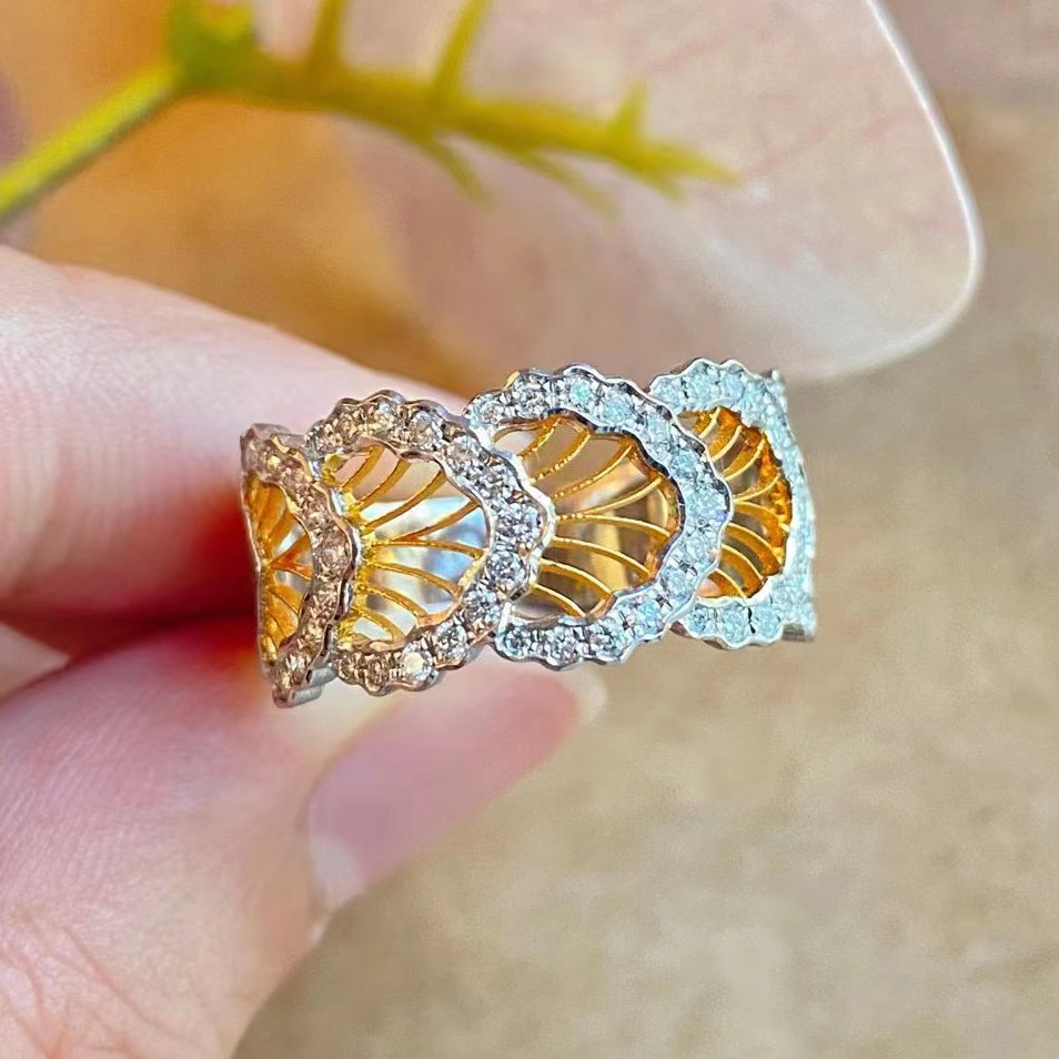BQLT-RIN844223 color lace half ring