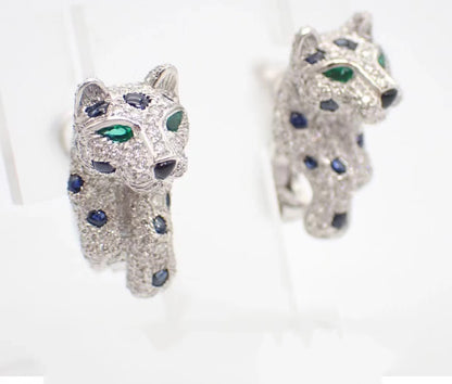 KDY-N1092559 double-footed leopard earrings