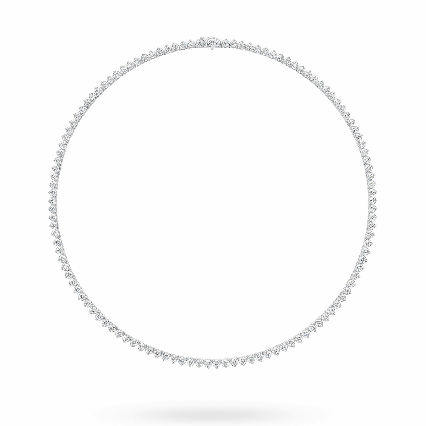 HW-NKDPSRO02RI three-claw diamond necklace