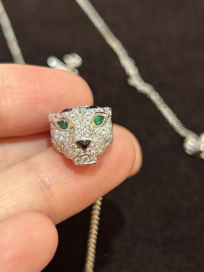 KDY-N7424341 leopard head pendant