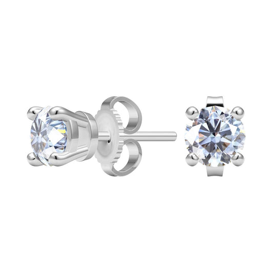 TIF-60006717 four-claw earrings main stone 1ct earrings