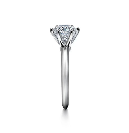 TIF-996449 Six Claw Sword Spine Straight Arm Ring 1.2CT8#