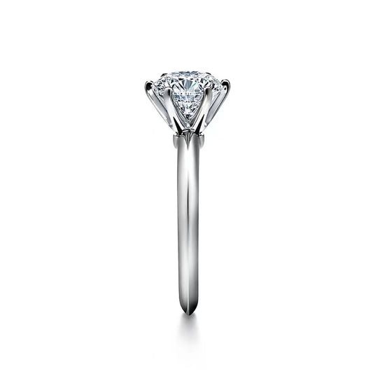 TIF-996449六爪剑脊直臂戒指1.2CT8#