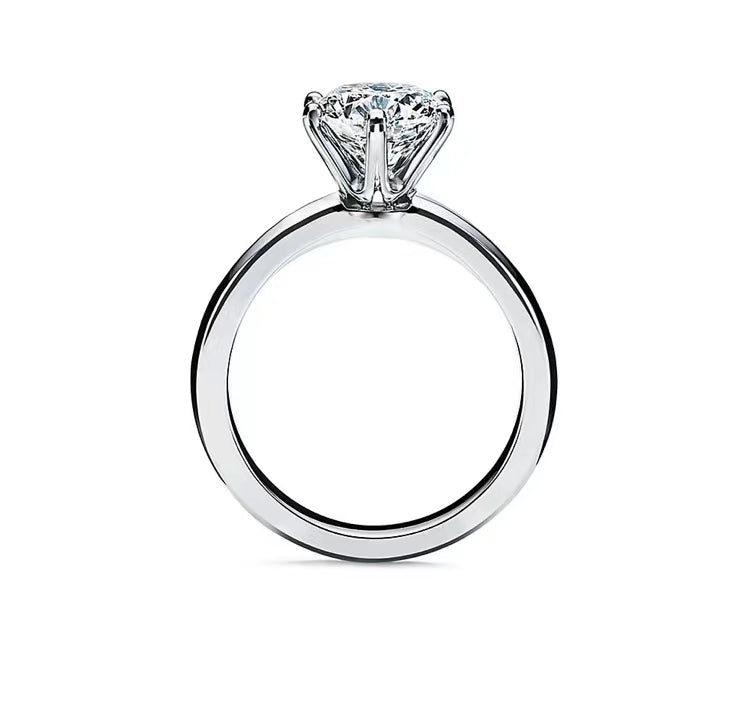 TIF-996449 Six Claw Sword Spine Straight Arm Ring 1.2CT8#
