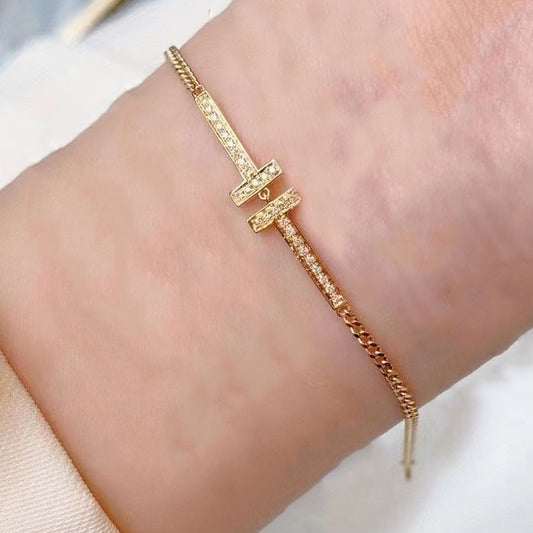 TIF-48155622 Double T Bracelet