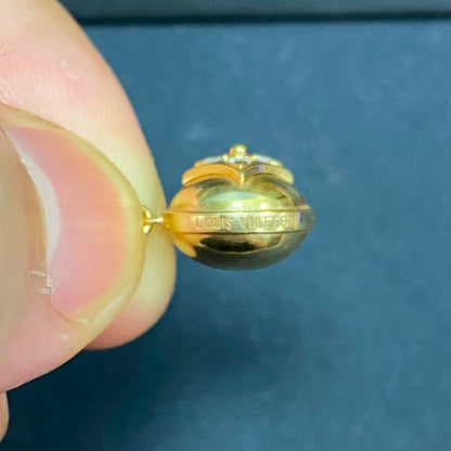 LV-Q93748 guest version all gold round plum blossom dart pendant