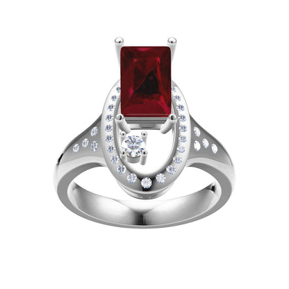 BGL-AN131790 oval ring main stone 8.02X5.2X4.4MM