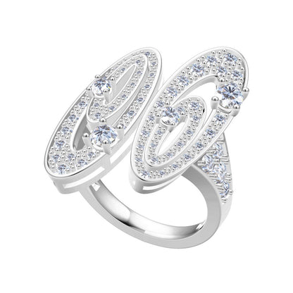 BGL-AN930540 full diamond oval ring