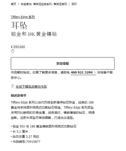 TIF-70919877方格活动条形耳环