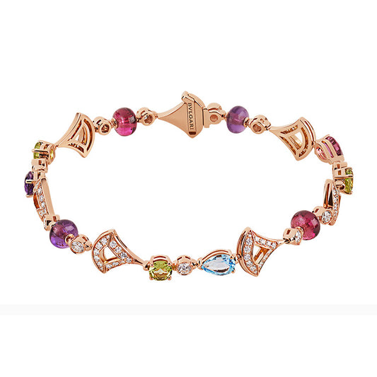 BGL-BR858405 colorful treasure hollow fan bracelet 178cm (four beads version)