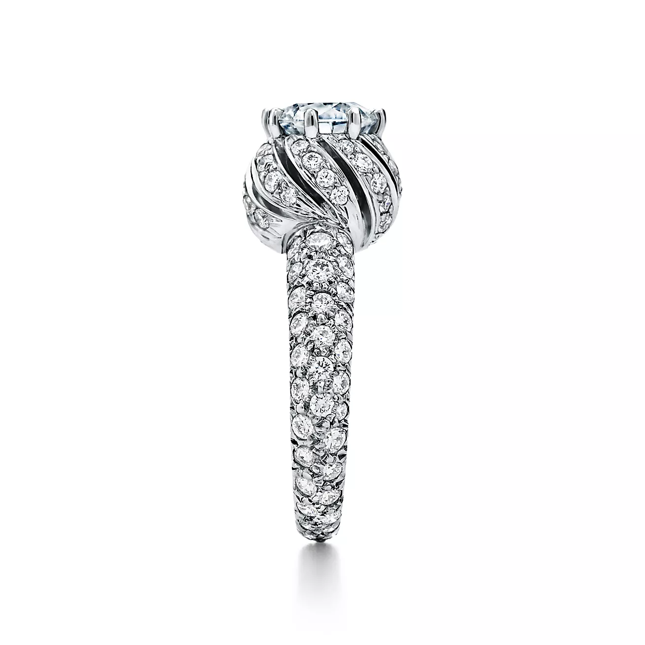 TIF25336216 full diamond bud xiaolongbao diamond ring