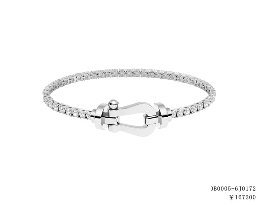 FLD-0B0005-6J0172 Light Gold Large Horseshoe Bracelet Customer Version