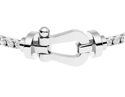 FLD-0B0005-6J0172 Light Gold Large Horseshoe Bracelet Customer Version
