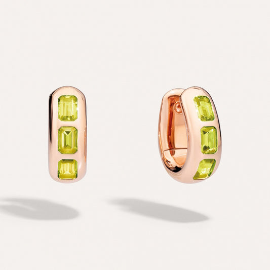 BMLD-POC3020 three octagonal treasure earrings