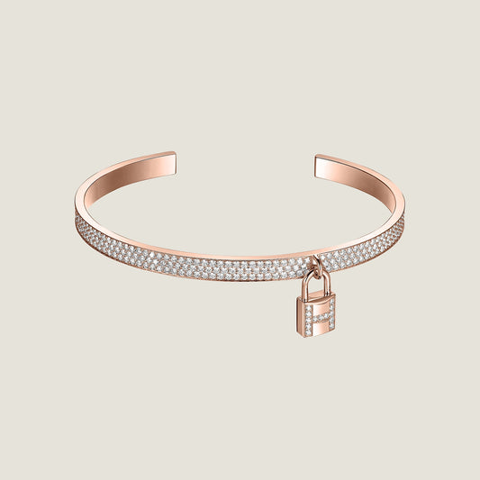 AMS-H220465B guest version lock full diamond open bracelet