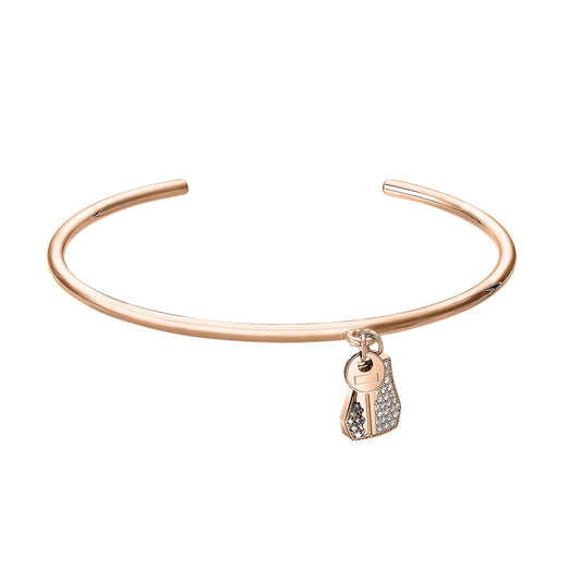 AMS-H220466B key lock stone open bracelet