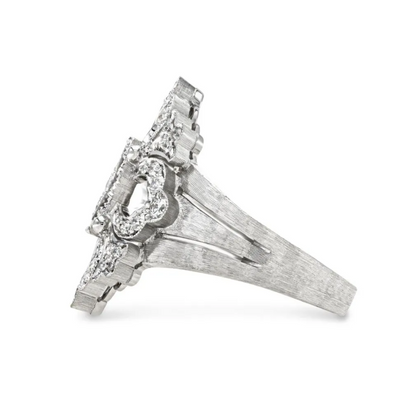 BQLT-JAURIN013198 European style four-leaf clover medium size ring 15#