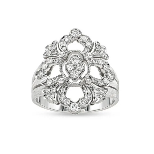BQLT-JAURIN013198欧式四叶草中号戒指15#