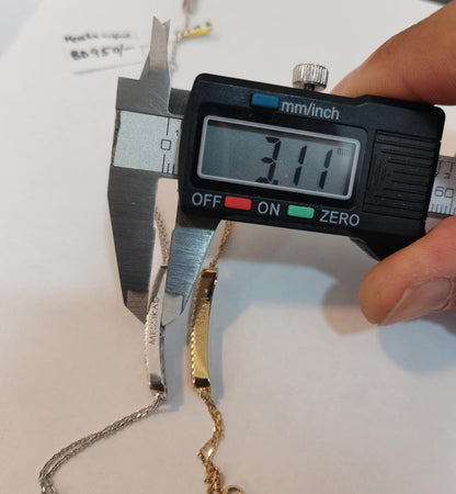 MSK-3995客版活动手链大号满钻双线手链