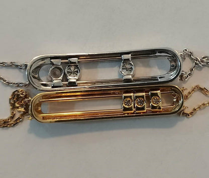 MSK-3995客版活动手链大号满钻双线手链