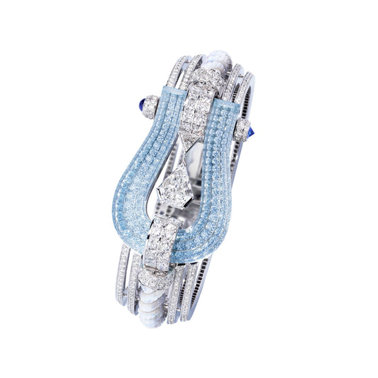 FLD-6J0217 full diamond horseshoe bracelet