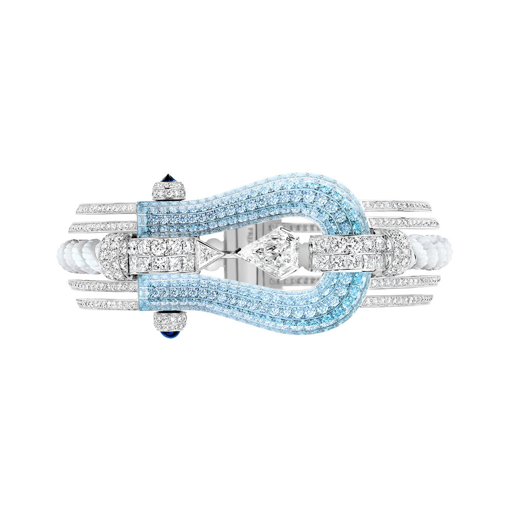FLD-6J0217 full diamond horseshoe bracelet