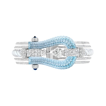 FLD-6J0217 full diamond horseshoe bracelet