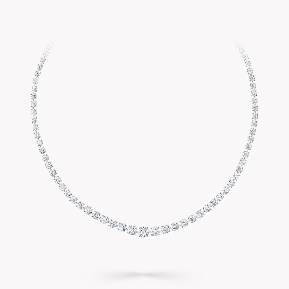 GLF-RGN671 Four Claw Diamond Necklace
