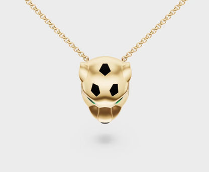 KDY-B7224756 leopard head pendant