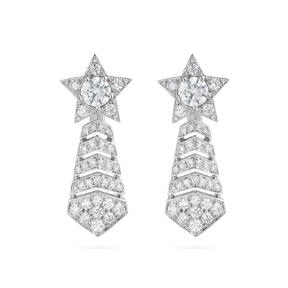 XNE-J62679 five-pointed star earrings