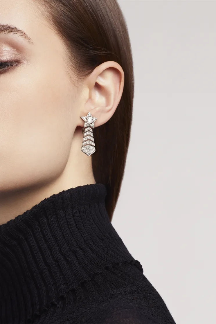XNE-J62679 five-pointed star earrings