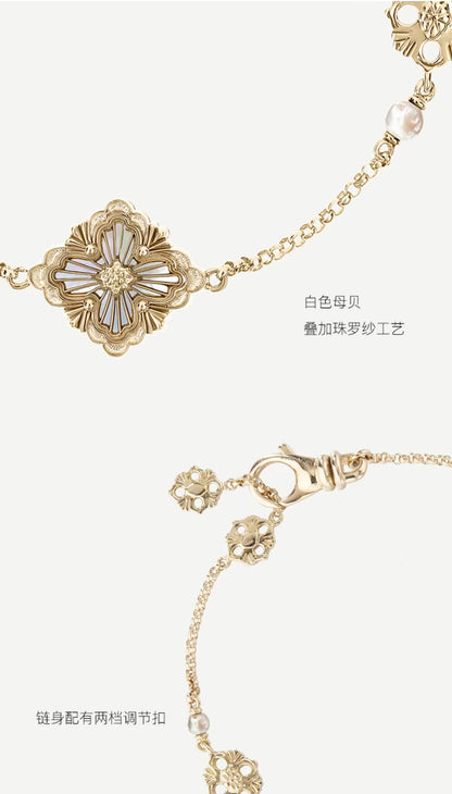 BQLT-JAUBRA018240 European style four-leaf clover bracelet