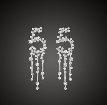 XNE-J679521 Number 5 luxury earrings