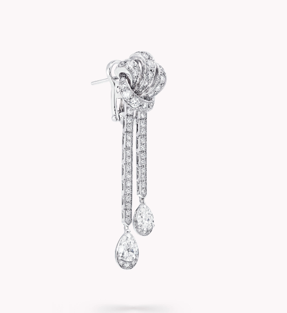 GLF-RGE1400 bow knot stone earrings