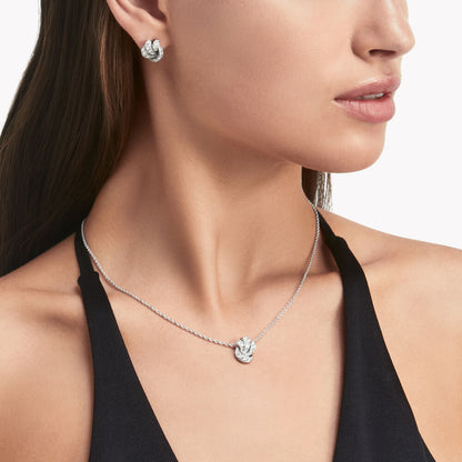 GLF-RGE1408 bow knot stone earrings