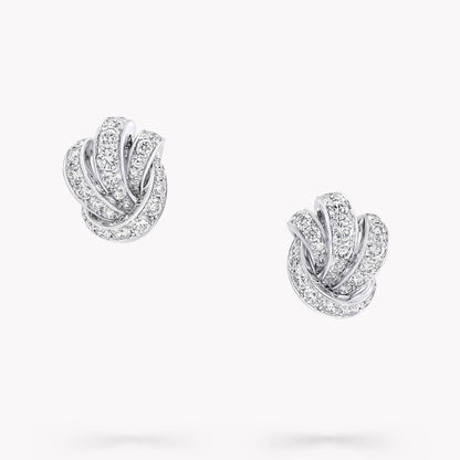GLF-RGE1408 bow knot stone earrings