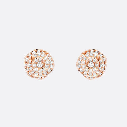 DIOR-JRCO94001大号花13MM满钻1ct耳拍