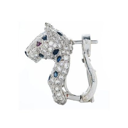 KDY-RT71589 double-footed leopard earrings