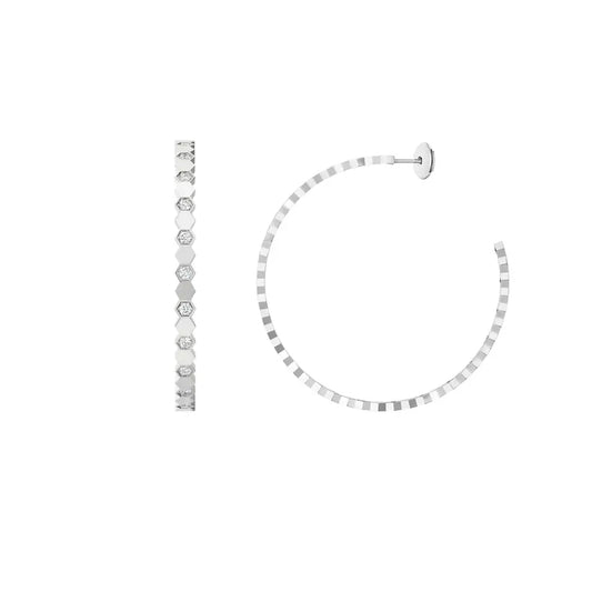 SM-085447 Honeycomb Earrings C-Shaped Earrings
