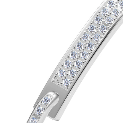 SM-083554 Slash Bracelet Half Full Diamond 17#