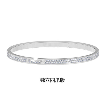 SM-083554 Slash Bracelet Half Full Diamond 17#