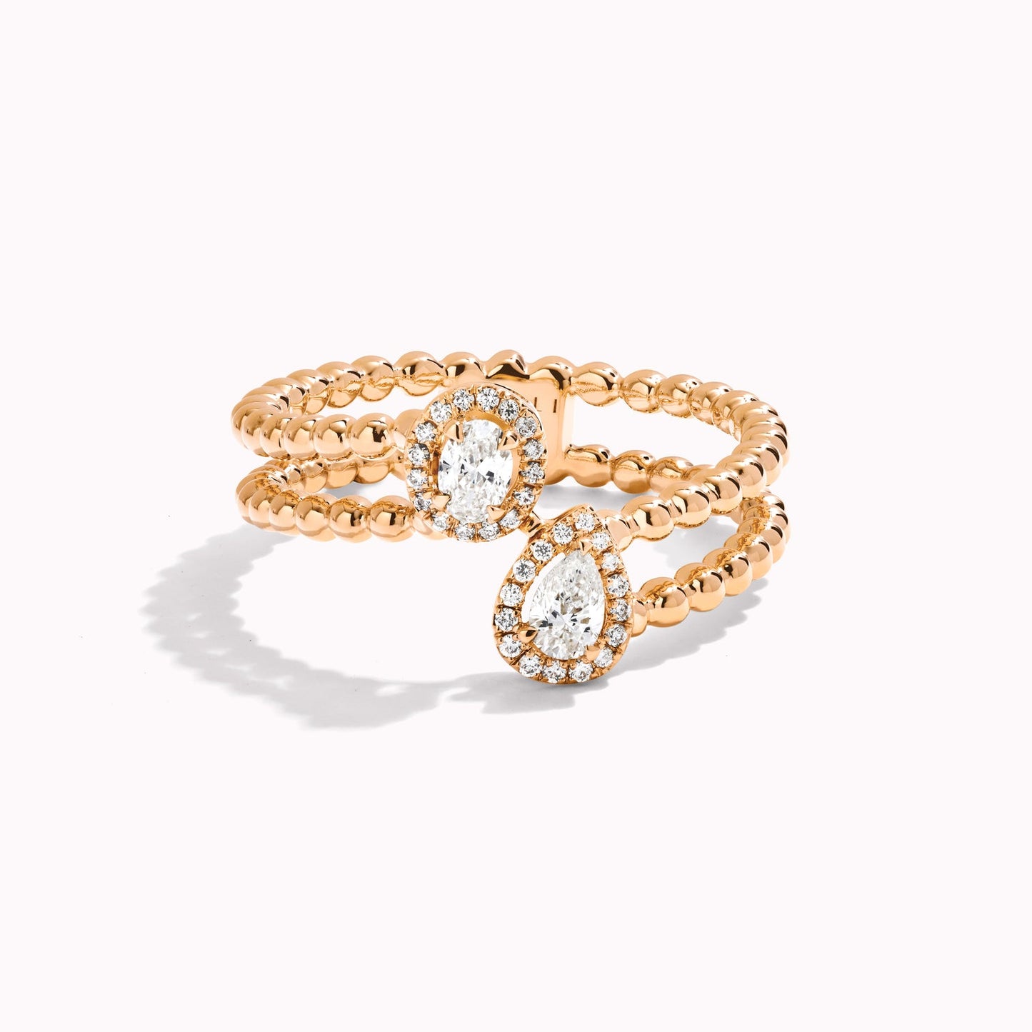 ML-ROCK-R11 bead drop egg-shaped ring 11#