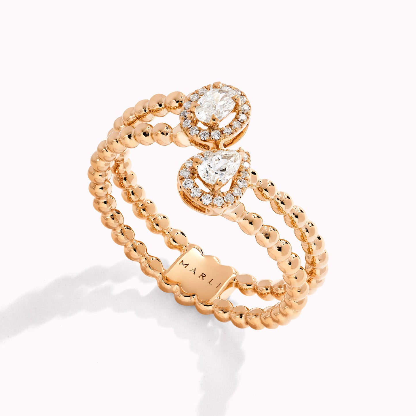 ML-ROCK-R11 bead drop egg-shaped ring 11#