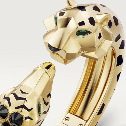 KDY-H6038815 Leopard Giraffe Double Headed Open Bracelet 17#