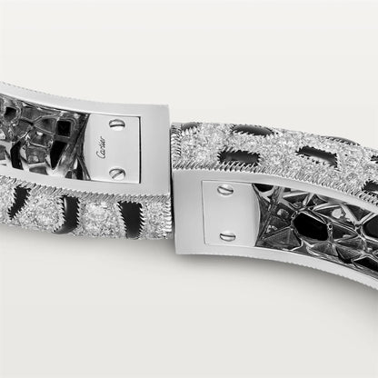KDY-H6038216 Tiger Giraffe Double Headed Bracelet Full of Diamonds 17#