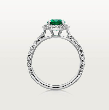 KDY-N4766400蛋形围石戒指8.87X7.10X5MM13#