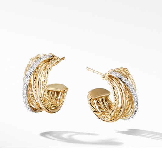 DWYM-E14523D88ADI color-separated twisted rope earrings